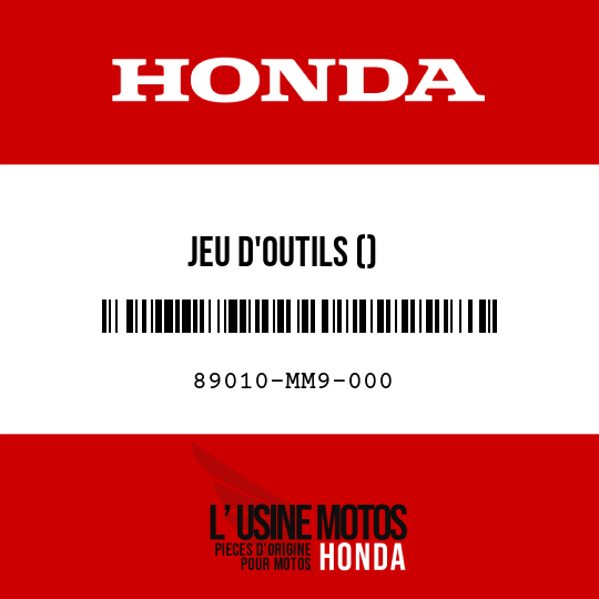 image de 89010-MM9-000 JEU D'OUTILS ()