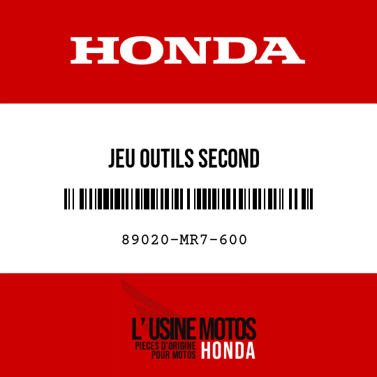 image de 89020-MR7-600 JEU OUTILS SECOND