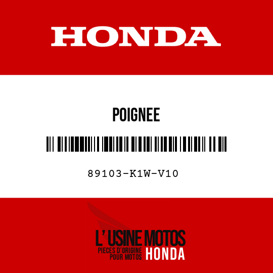 image de 89103-K1W-V10 POIGNEE