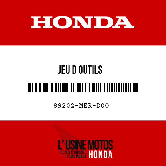 image de 89202-MER-D00 JEU D OUTILS