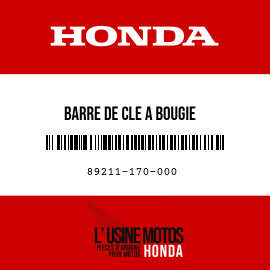 image de 89211-170-000 BARRE DE CLE A BOUGIE