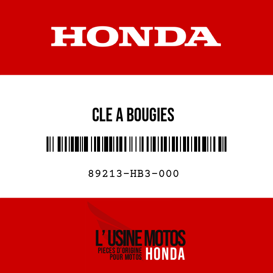 image de 89213-HB3-000 CLE A BOUGIES