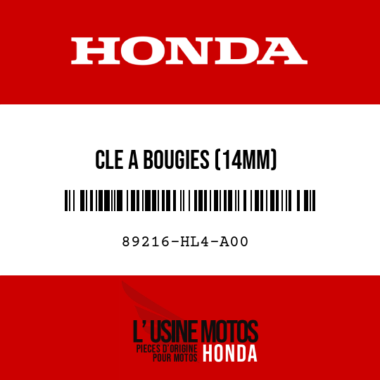 image de 89216-HL4-A00 CLE A BOUGIES (14MM)