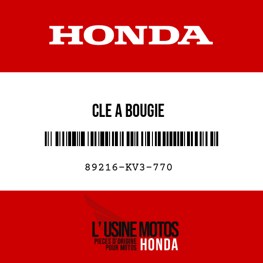 image de 89216-KV3-770 CLE A BOUGIE