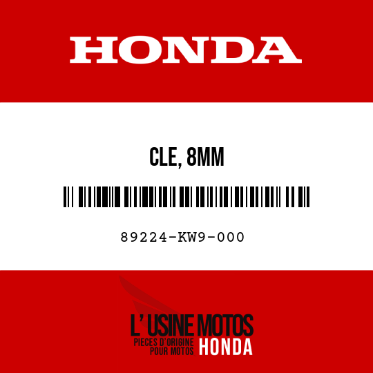 image de 89224-KW9-000 CLE, 8MM