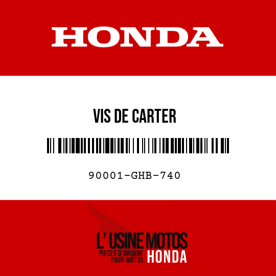 image de 90001-GHB-740 VIS DE CARTER