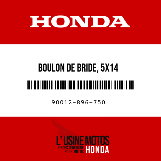image de 90012-896-750 BOULON DE BRIDE, 5X14