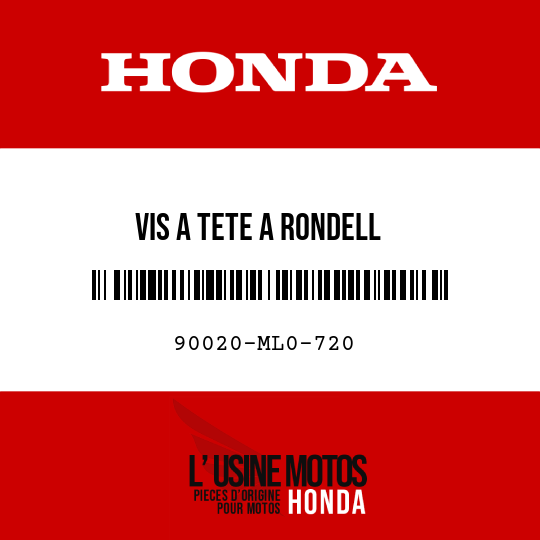 image de 90020-ML0-720 VIS A TETE A RONDELL
