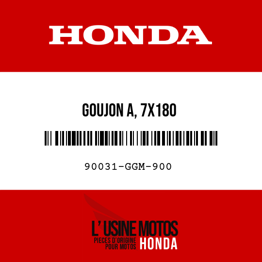 image de 90031-GGM-900 GOUJON A, 7X180