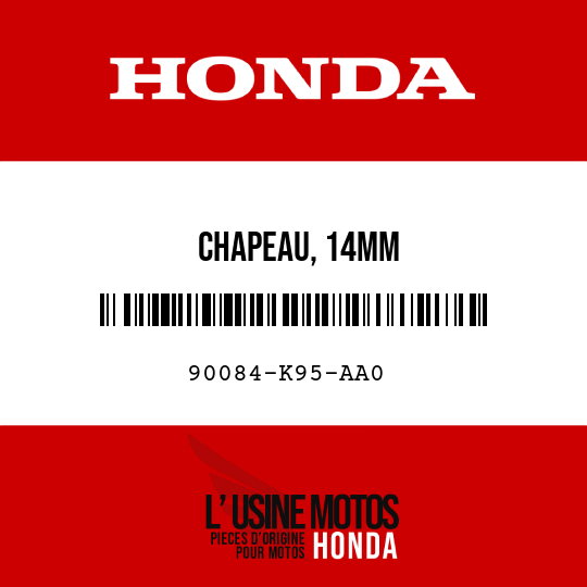 image de 90084-K95-AA0 CHAPEAU, 14MM