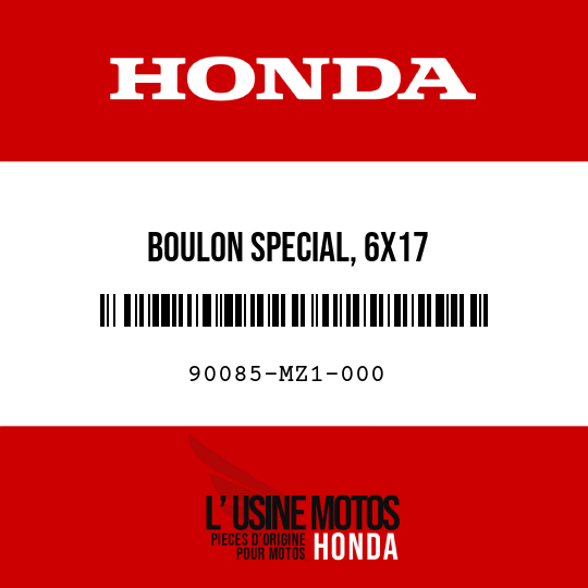 image de 90085-MZ1-000 BOULON SPECIAL, 6X17