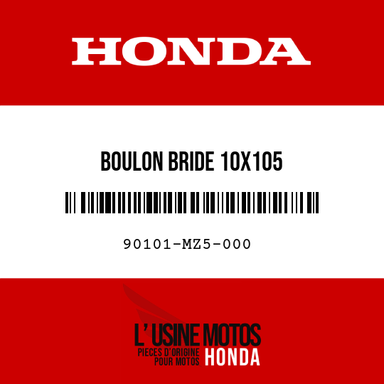 image de 90101-MZ5-000 BOULON BRIDE 10X105