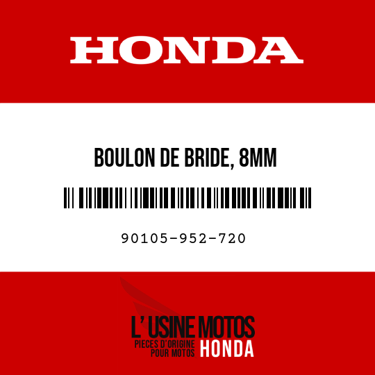 image de 90105-952-720 BOULON DE BRIDE, 8MM