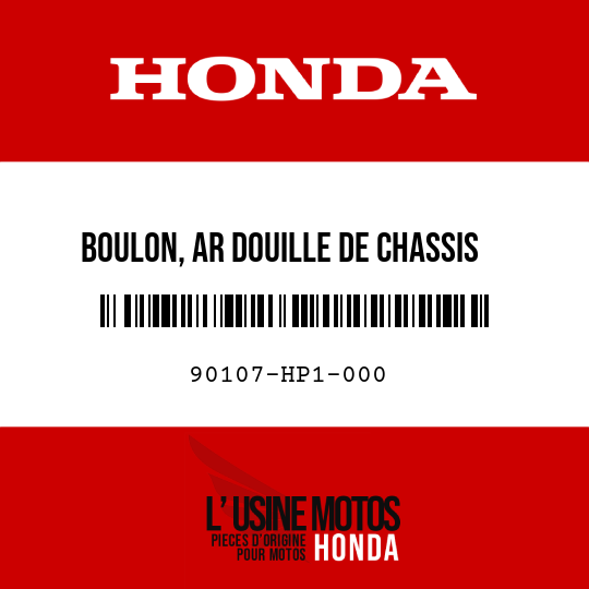 image de 90107-HP1-000 BOULON, AR DOUILLE DE CHASSIS