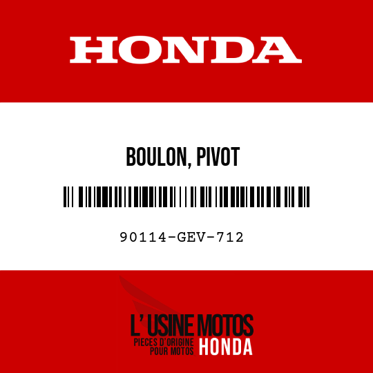 image de 90114-GEV-712 BOULON, PIVOT