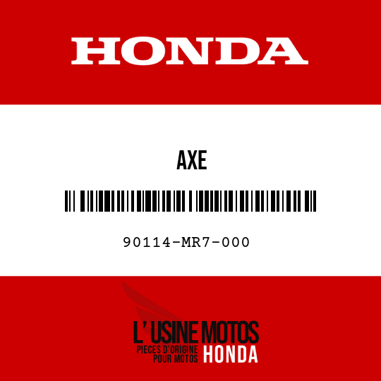 image de 90114-MR7-000 AXE