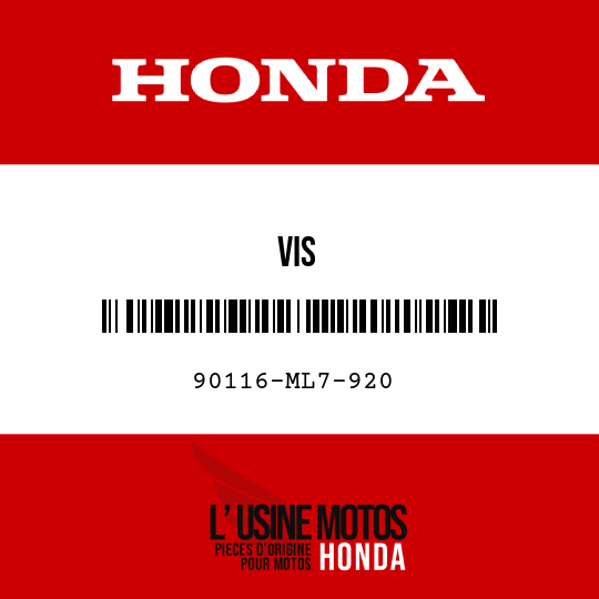 image de 90116-ML7-920 VIS