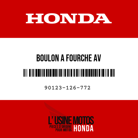 image de 90123-126-772 BOULON A FOURCHE AV