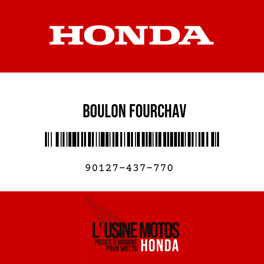 image de 90127-437-770 BOULON FOURCHAV