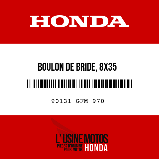 image de 90131-GFM-970 BOULON DE BRIDE, 8X35