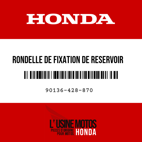 image de 90136-428-870 RONDELLE DE FIXATION DE RESERVOIR