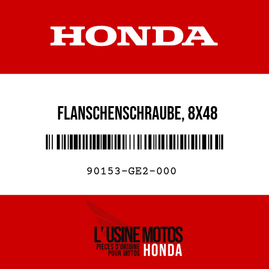 image de 90153-GE2-000 FLANSCHENSCHRAUBE, 8X48