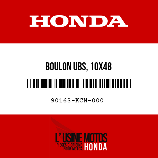 image de 90163-KCN-000 BOULON UBS, 10X48