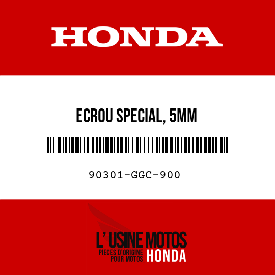 image de 90301-GGC-900 ECROU SPECIAL, 5MM