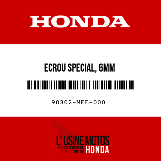 image de 90302-MEE-000 ECROU SPECIAL, 6MM