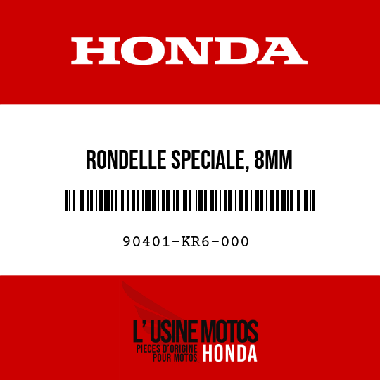 image de 90401-KR6-000 RONDELLE SPECIALE, 8MM