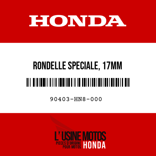image de 90403-HN8-000 RONDELLE SPECIALE, 17MM