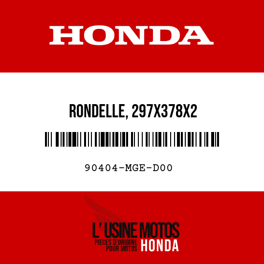 image de 90404-MGE-D00 RONDELLE, 297X378X2