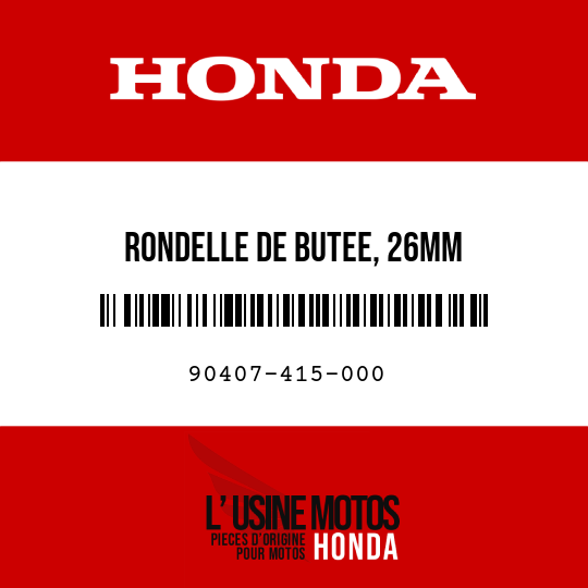 image de 90407-415-000 RONDELLE DE BUTEE, 26MM