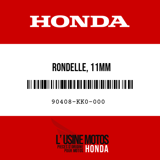 image de 90408-KK0-000 RONDELLE, 11MM