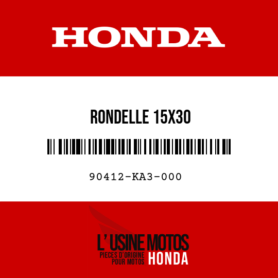 image de 90412-KA3-000 RONDELLE 15X30