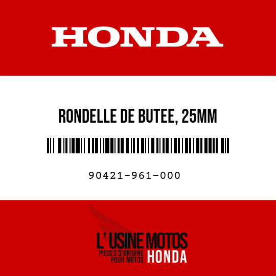 image de 90421-961-000 RONDELLE DE BUTEE, 25MM