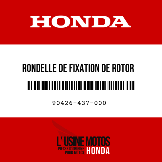 image de 90426-437-000 RONDELLE DE FIXATION DE ROTOR
