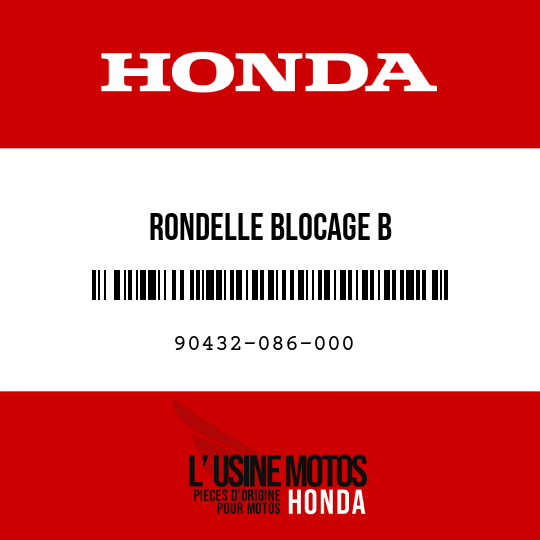 image de 90432-086-000 RONDELLE BLOCAGE B