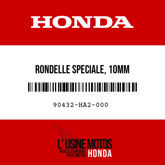 image de 90432-HA2-000 RONDELLE SPECIALE, 10MM