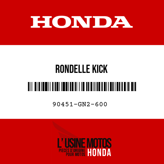 image de 90451-GN2-600 RONDELLE KICK