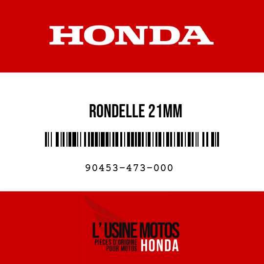 image de 90453-473-000 RONDELLE 21MM