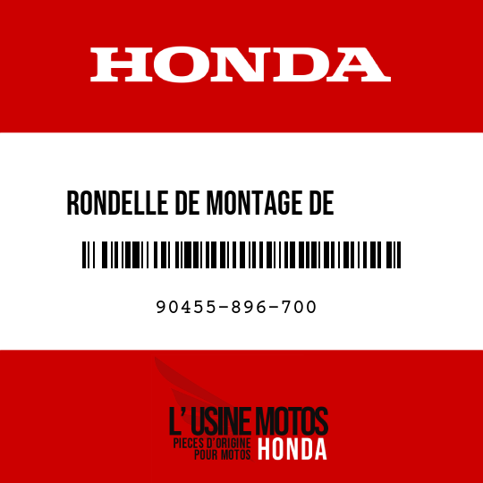 image de 90455-896-700 RONDELLE DE MONTAGE DE        RESERVOIR