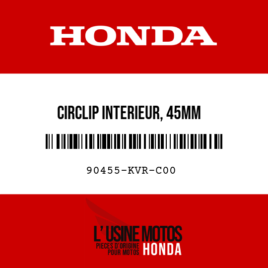 image de 90455-KVR-C00 CIRCLIP INTERIEUR, 45MM