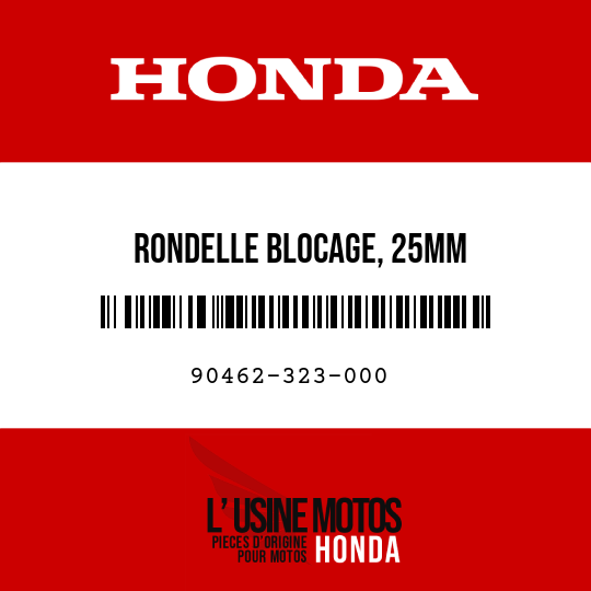 image de 90462-323-000 RONDELLE BLOCAGE, 25MM