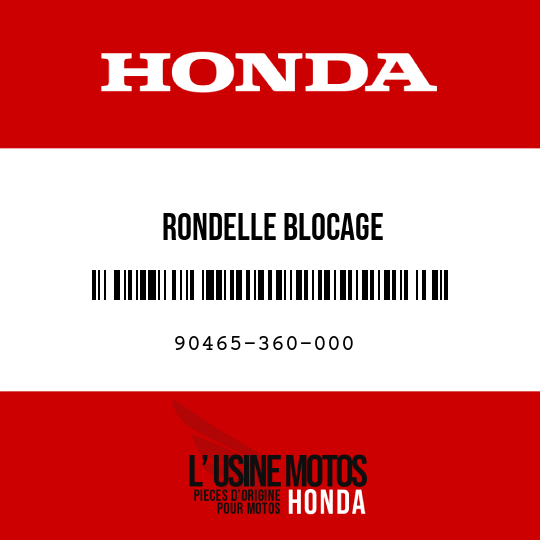 image de 90465-360-000 RONDELLE BLOCAGE