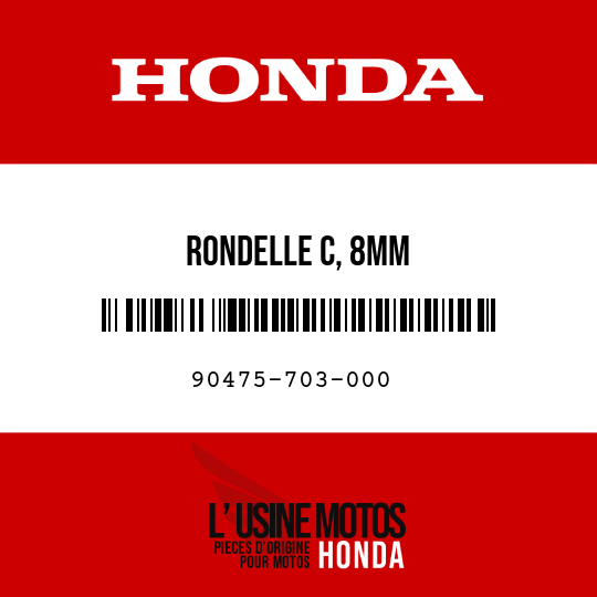 image de 90475-703-000 RONDELLE C, 8MM
