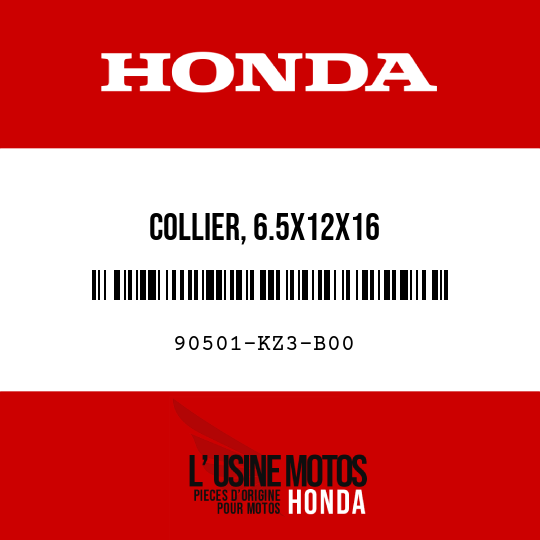 image de 90501-KZ3-B00 COLLIER, 6.5X12X16