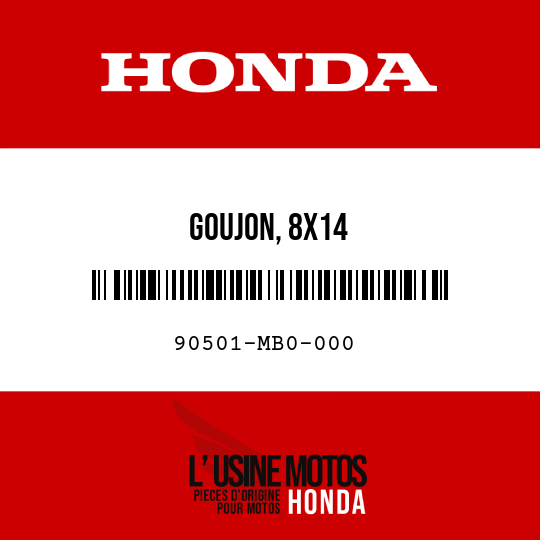 image de 90501-MB0-000 GOUJON, 8X14