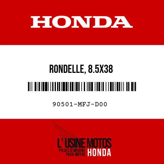 image de 90501-MFJ-D00 RONDELLE, 8.5X38