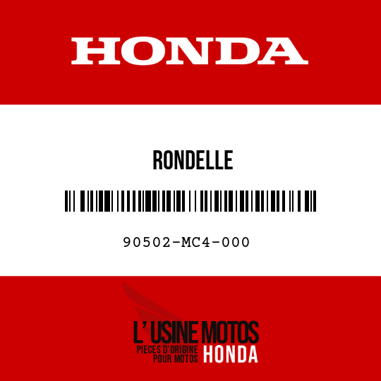 image de 90502-MC4-000 RONDELLE